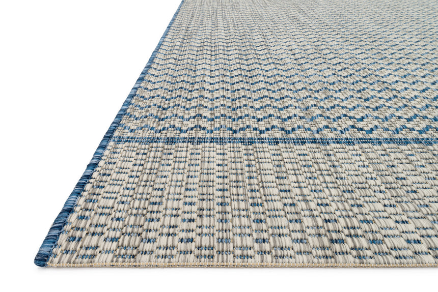 Isle Rug 03 | Grey / Blue