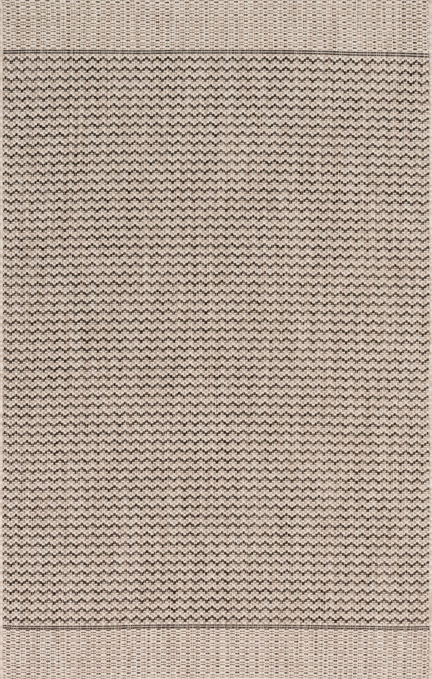 Isle Rug 03 | Grey / Black