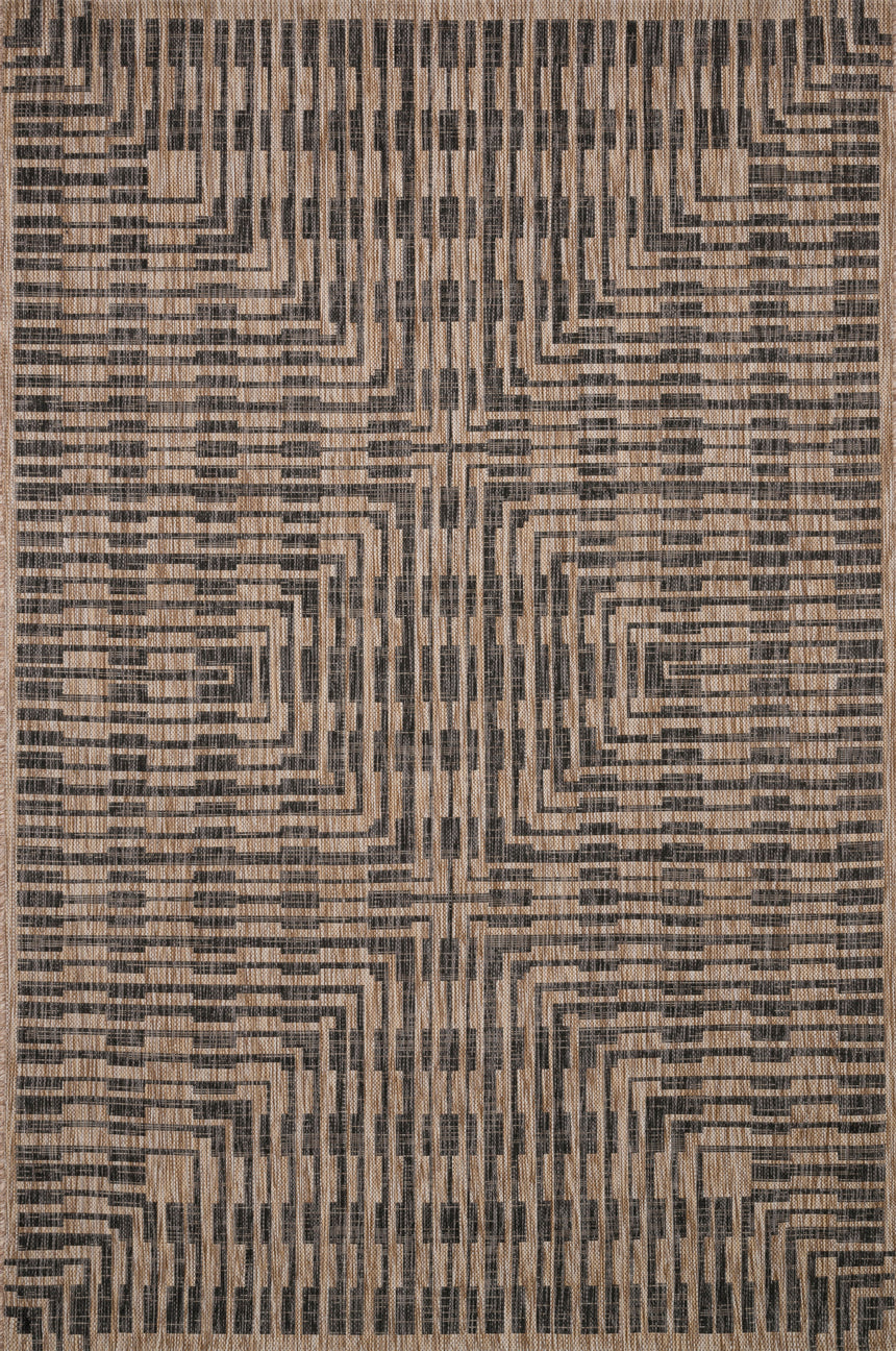 Isle Rug 09 | Brown / Black