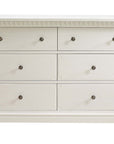 White Brushed Oak | Ithaca Double Dresser | Valley Ridge Furniture