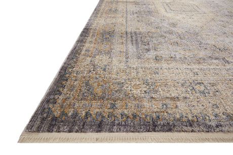 Janey Rug 02 | Slate / Gold