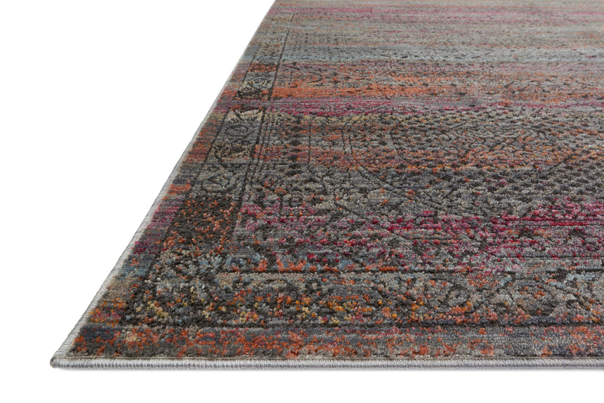 Javari Rug 02 | Charcoal / Sunset