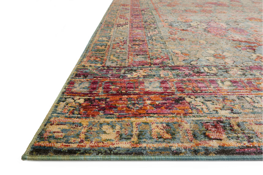 Javari Rug 03 | Slate / Berry