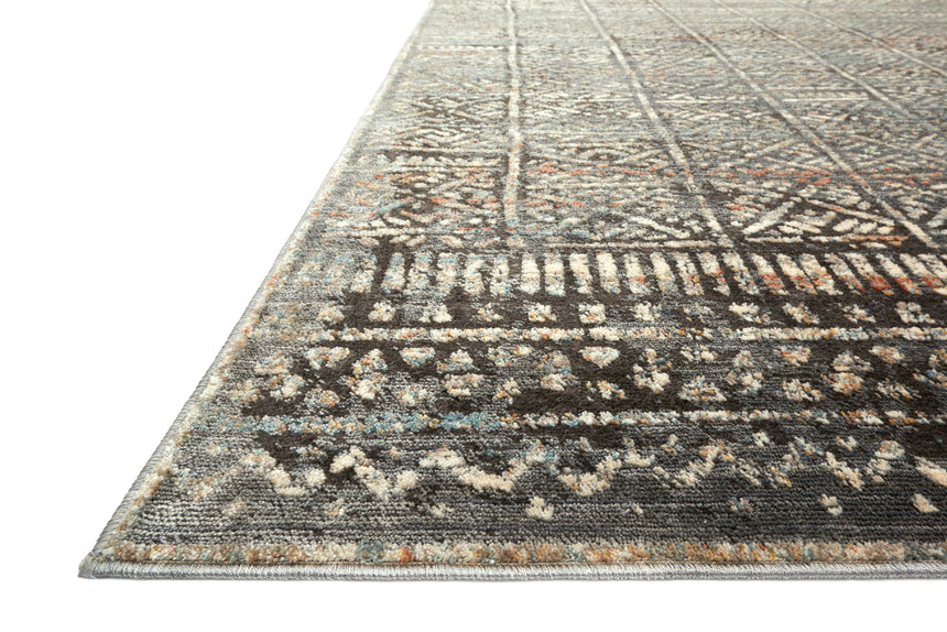 Javari Rug 06 | Charcoal / Silver