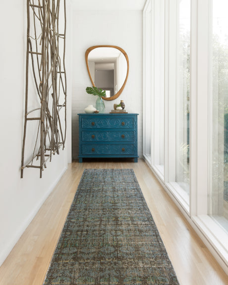 Javari Rug 07 | Steel / Lagoon