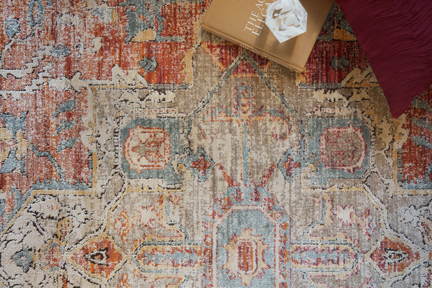 Javari Rug 08 | Berry / Sunrise