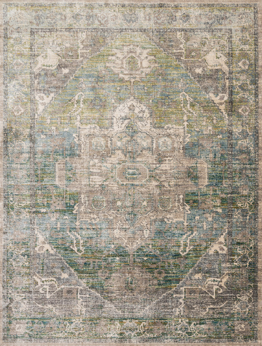 Javari Rug 08 | Grass / Ocean