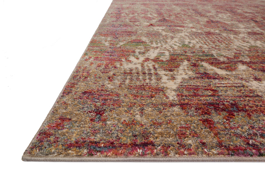 Javari Rug 10 | Drizzle / Berry