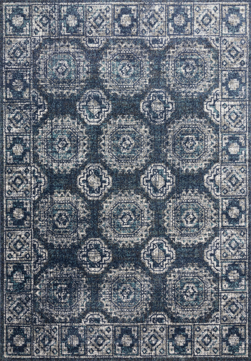 Joaquin Rug 03 | Denim / Grey