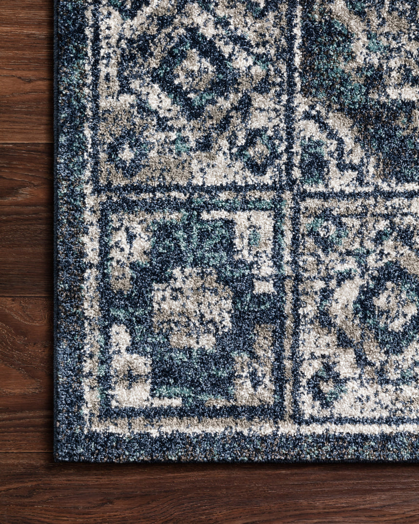 Joaquin Rug 03 | Denim / Grey