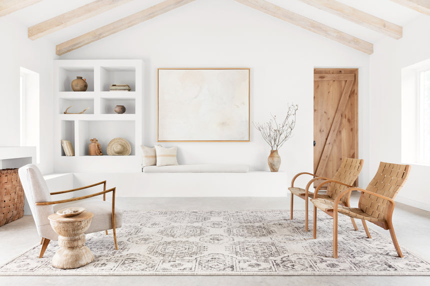 Joaquin Rug 03 | Ivory / Charcoal