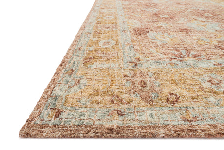 Julian Rug 04 | Terracotta / Gold