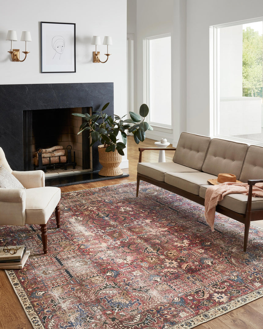 Jules Rug 01 | Merlot / Multi