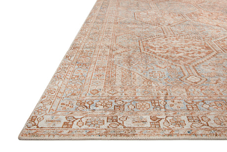 Jules Rug 04 | Tangerine / Mist