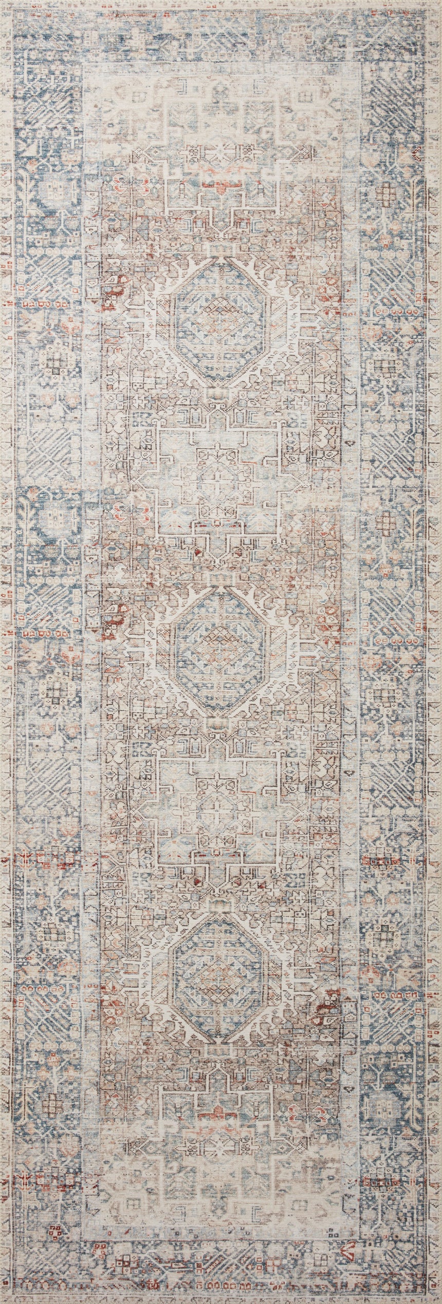 Jules Rug 07 | Natural / Ocean