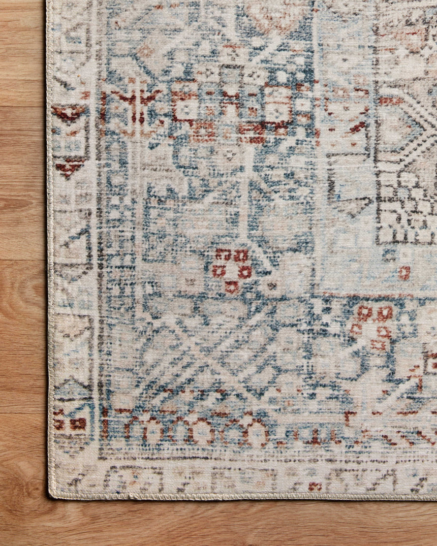 Jules Rug 07 | Natural / Ocean