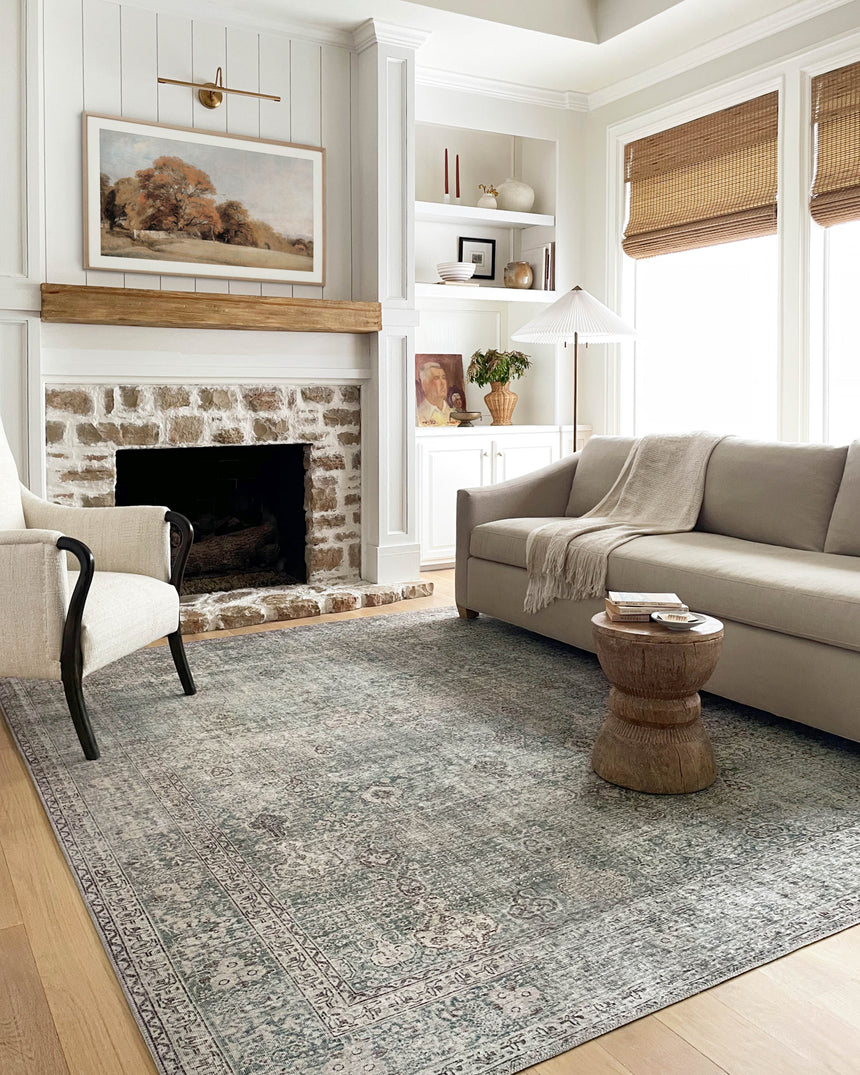 Jules Rug 08 | Emerald / Antique Ivory