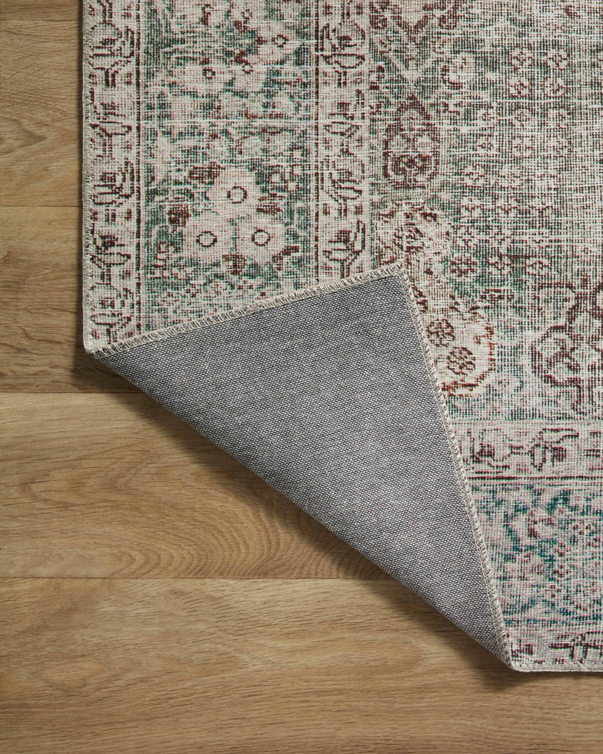 Jules Rug 08 | Emerald / Antique Ivory