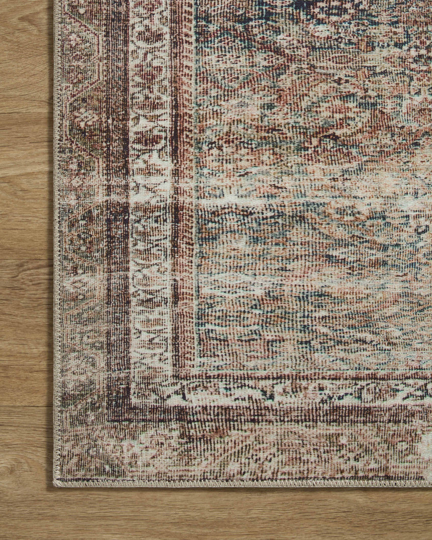Jules Rug 09 | Ink / Terracotta