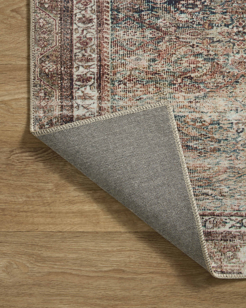 Jules Rug 09 | Ink / Terracotta