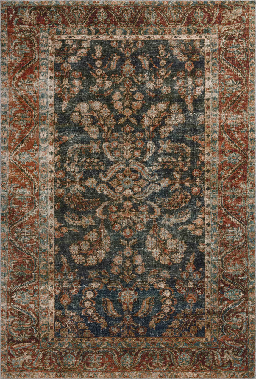 Jules Rug 10 | Ocean / Spice
