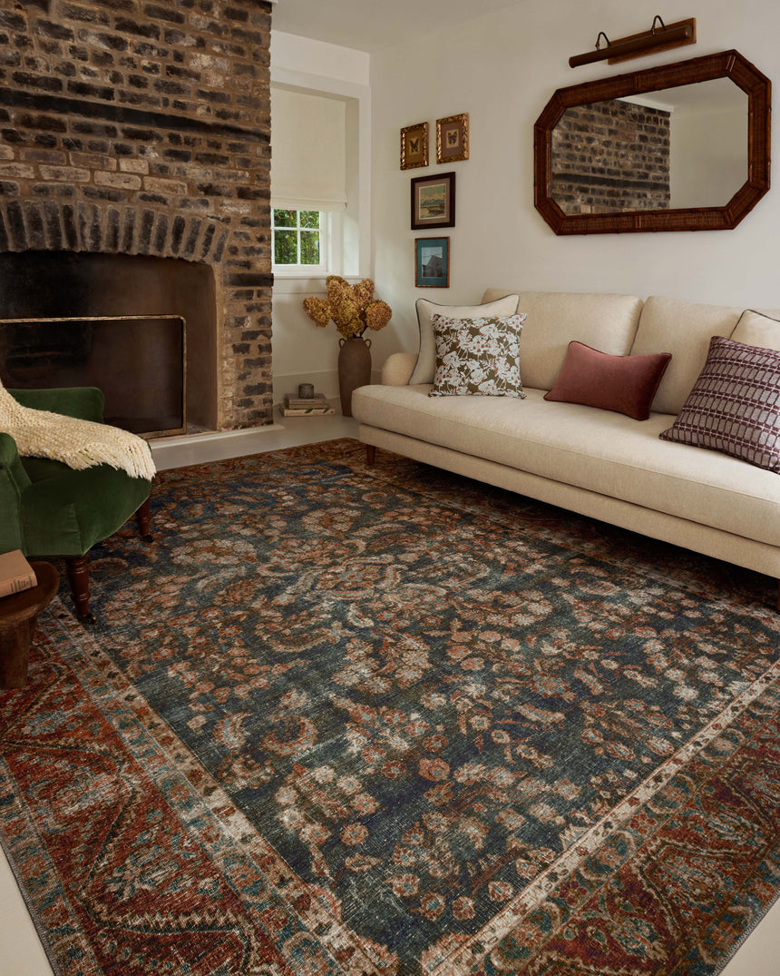 Jules Rug 10 | Ocean / Spice