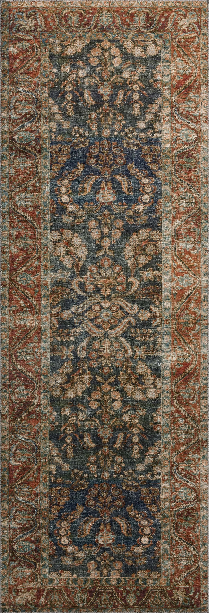 Jules Rug 10 | Ocean / Spice