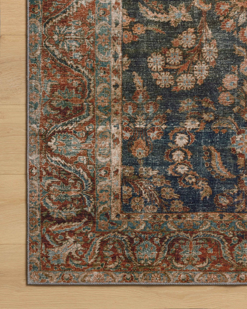 Jules Rug 10 | Ocean / Spice