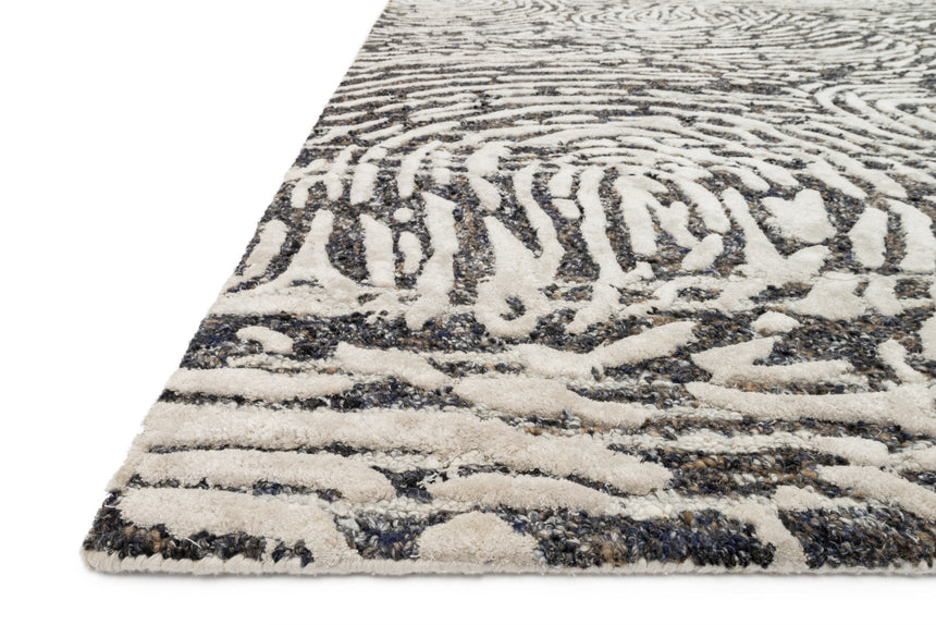 Juneau Rug 04 | Charcoal / Silver