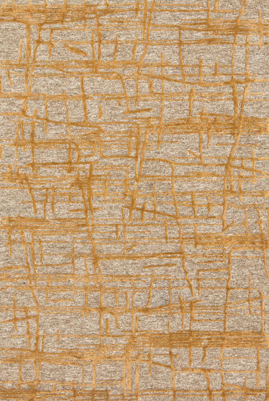Juneau Rug 05 | Natural / Gold