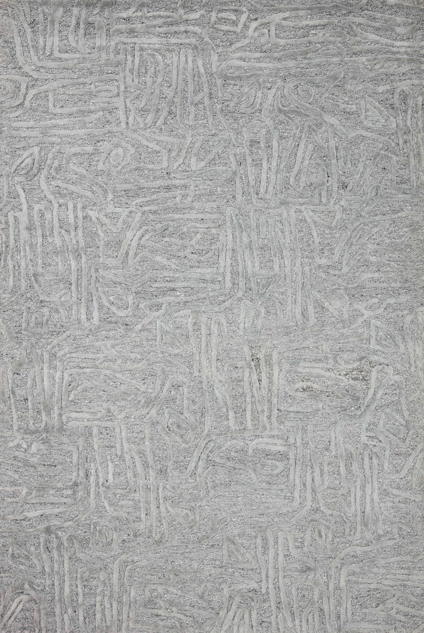 Juneau Rug 06 | Grey / Grey