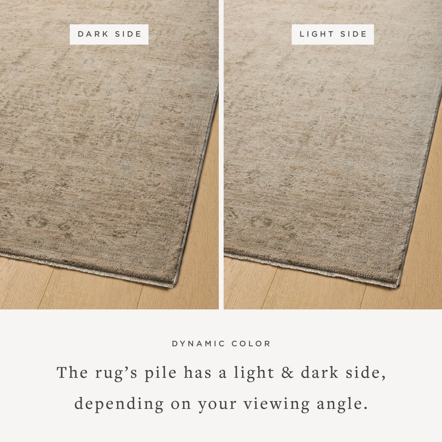 Junie Rug 02 | Oatmeal / Smoke