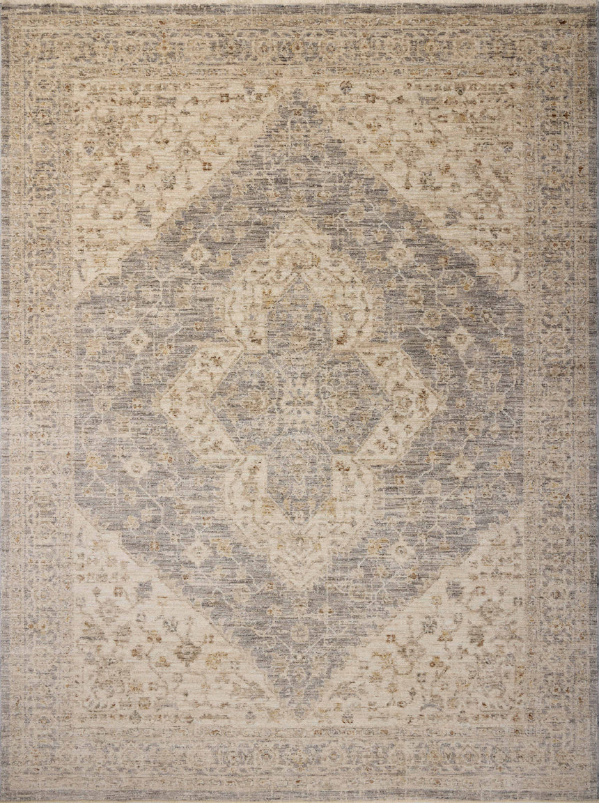 Junie Rug 05 | Denim / Natural