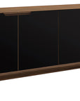 Smoked Walnut with Black Nano Finish | Mobican Jassi Buffet | Valley Ridge Furniture