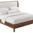 Smoked Walnut with Comrade Fabric | Mobican Julia Bed | Valley Ridge Furniture