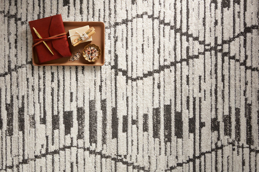 Kamala Rug 02 | Charcoal / Dove