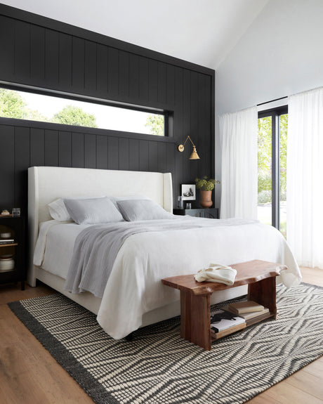 Kenzie Rug 01 | Ivory / Charcoal