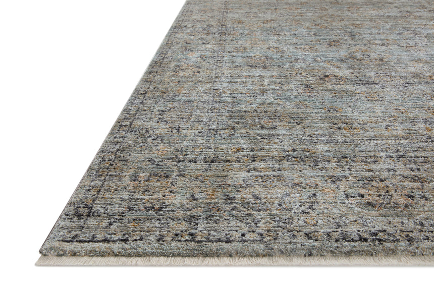 Katherine Rug 01 | Ocean / Gold