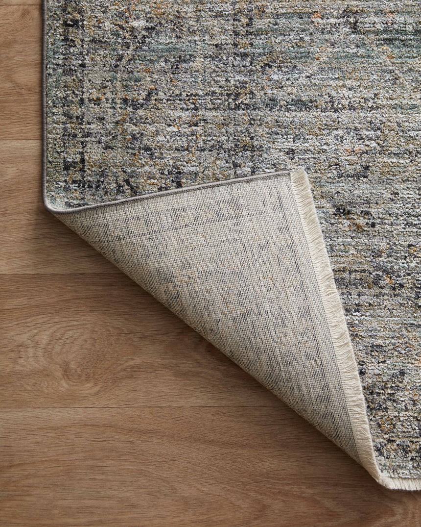 Katherine Rug 01 | Ocean / Gold