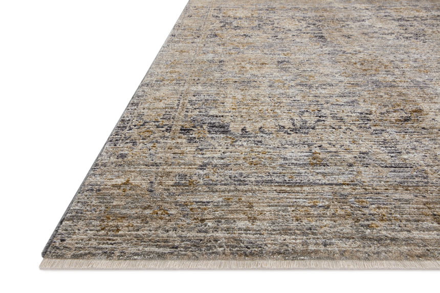 Katherine Rug 02 | Charcoal / Gold