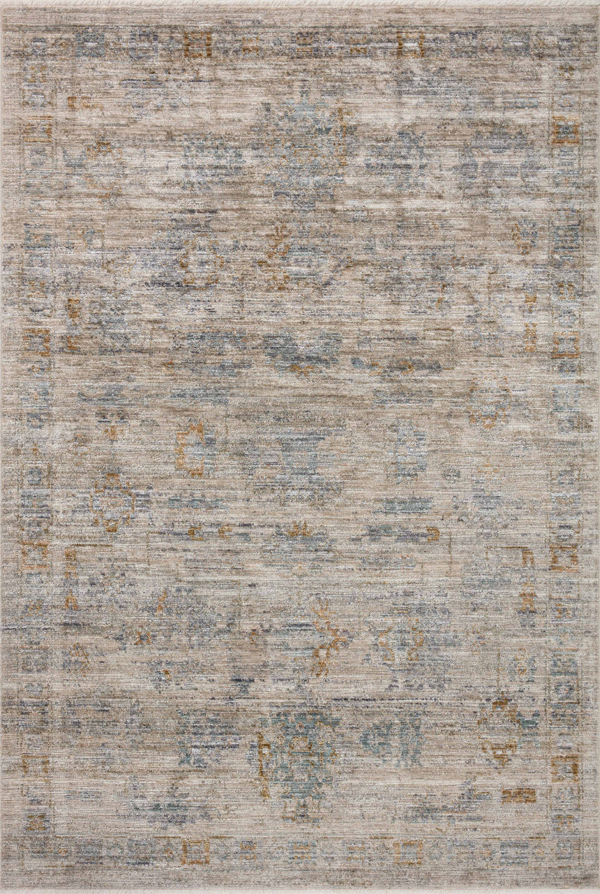 Katherine Rug 04 | Pebble / Ocean