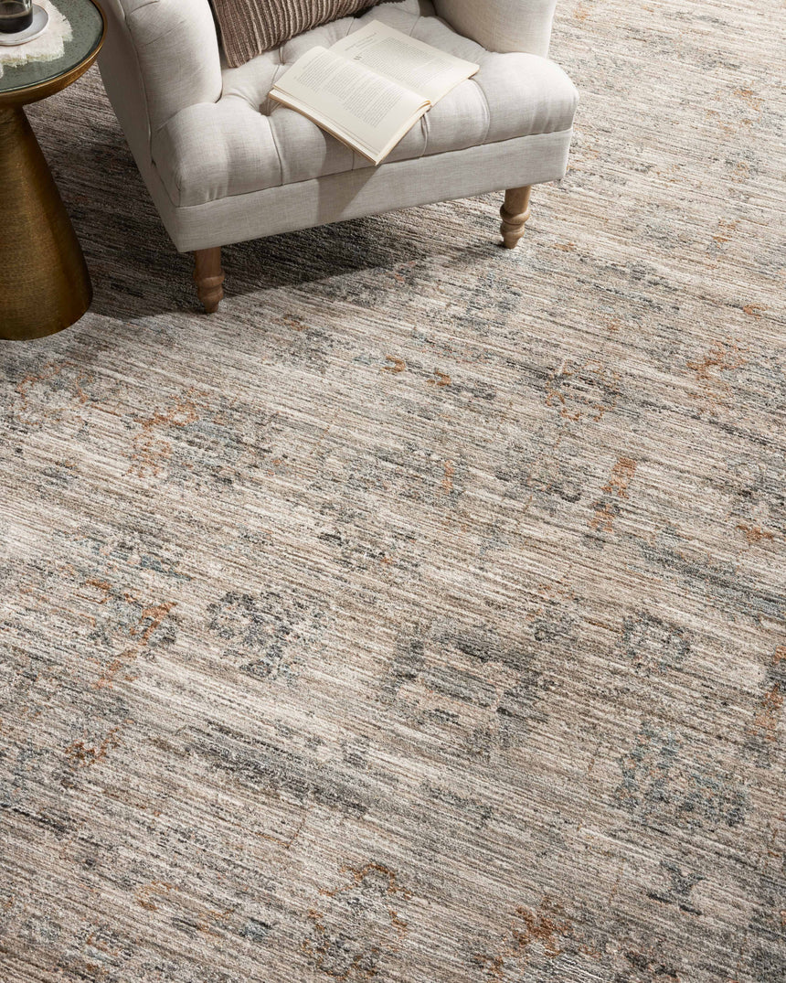 Katherine Rug 04 | Pebble / Ocean