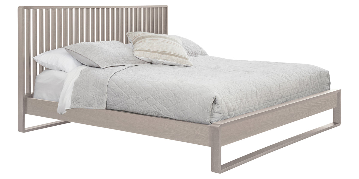 West Bros Corsa Slat Bed in 45 Weathered Wood