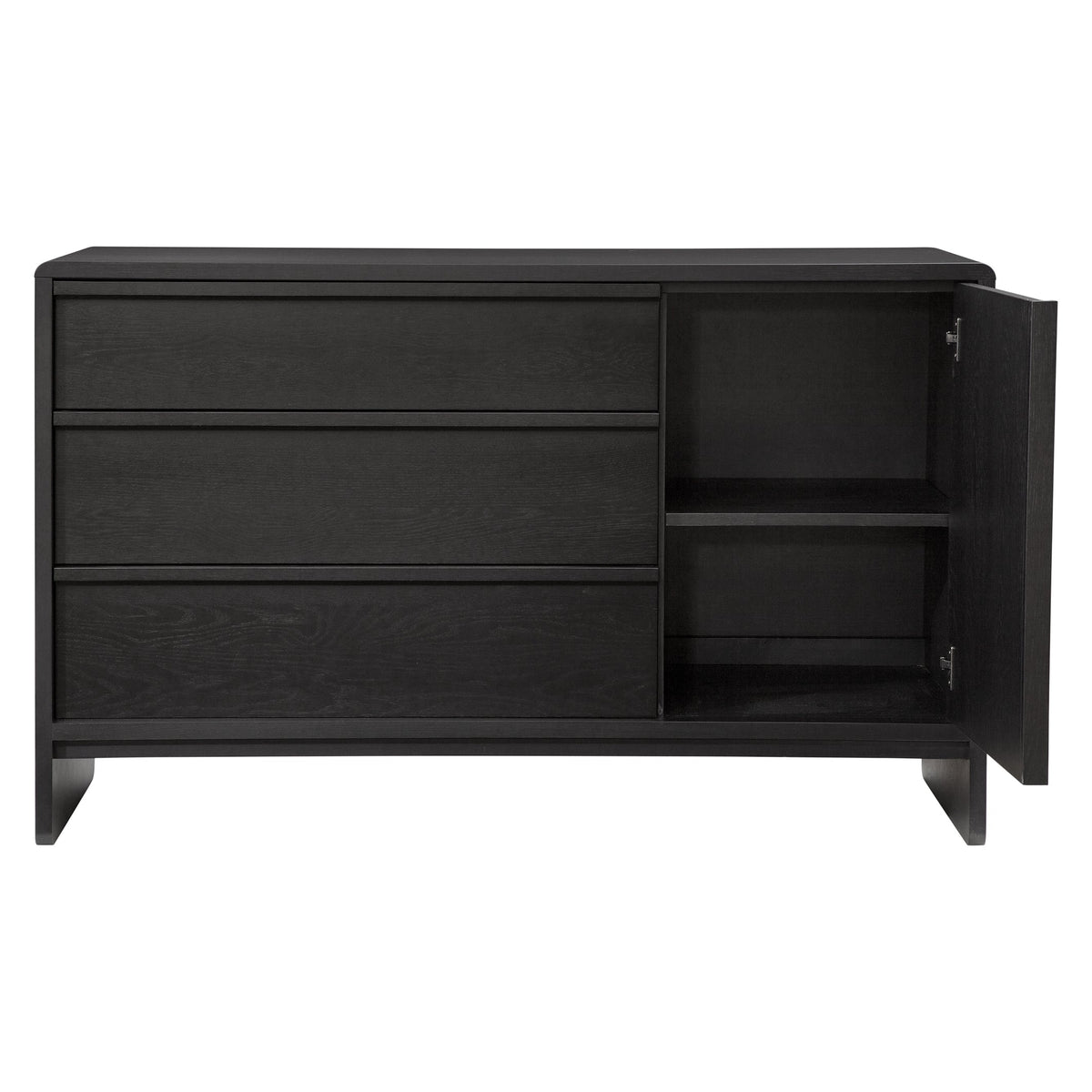 West Bros Corsa Door Dresser in 46 Noir, on white
