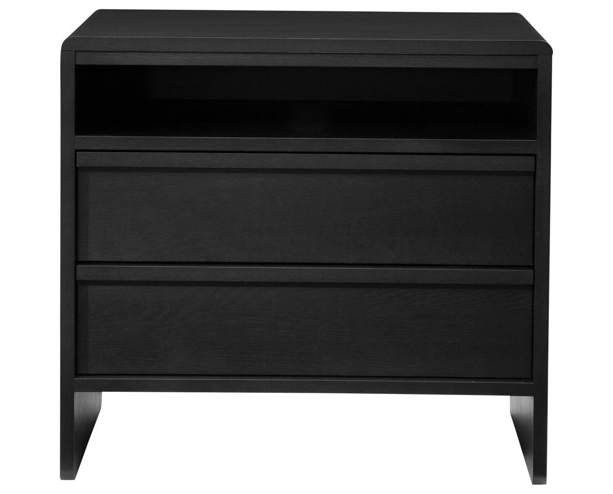 West Bros Corsa Bedside Chest in 46 Noir