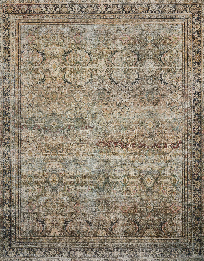 Layla Rug 03 | Olive / Charcoal