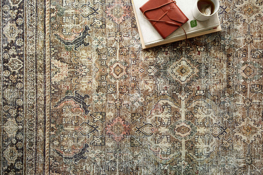 Layla Rug 03 | Olive / Charcoal