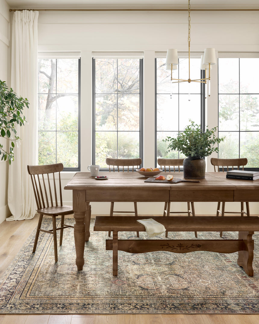 Layla Rug 03 | Olive / Charcoal