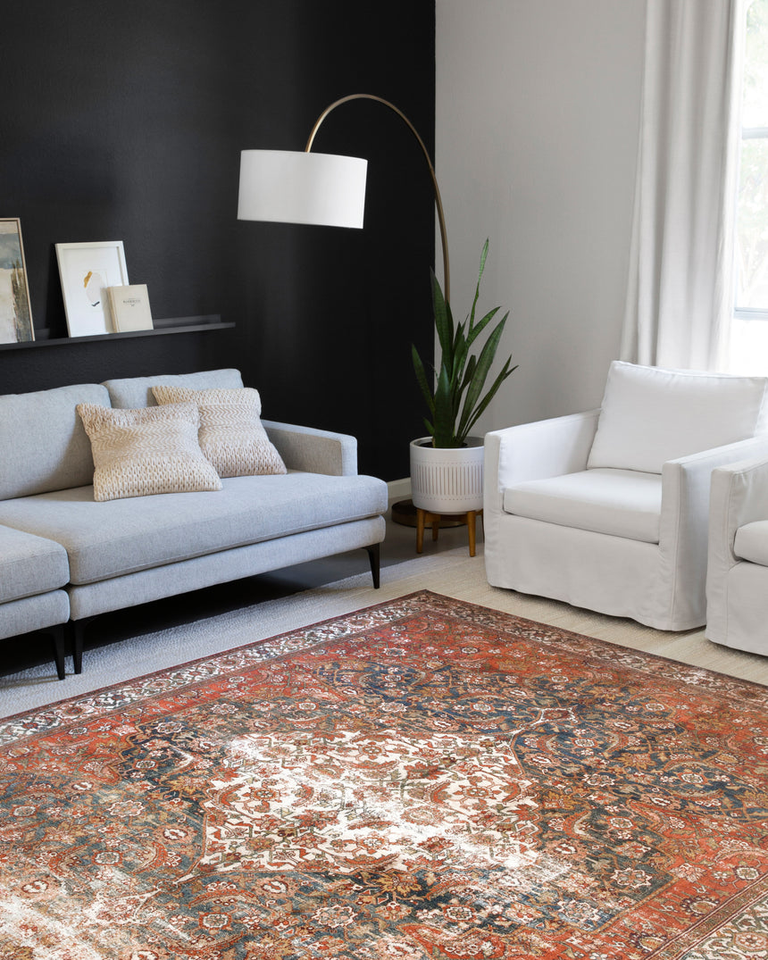 Layla Rug 05 | Ocean / Multi