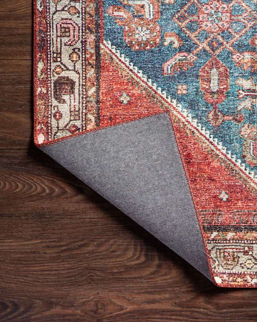 Layla Rug 10 | Marine / Clay